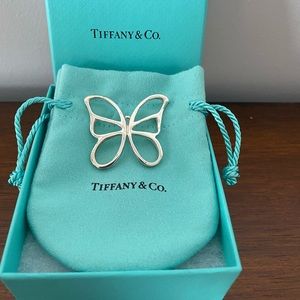 TIFFANY & CO EXTRA LARGE RETIRED BUTTERFLY PENDANT